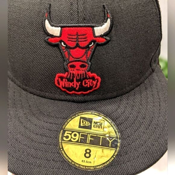 New Era Chicago Bulls "Hardwood Classic Logo" 59Fifty Men's Fitted Hat B… - Picture 5 of 11